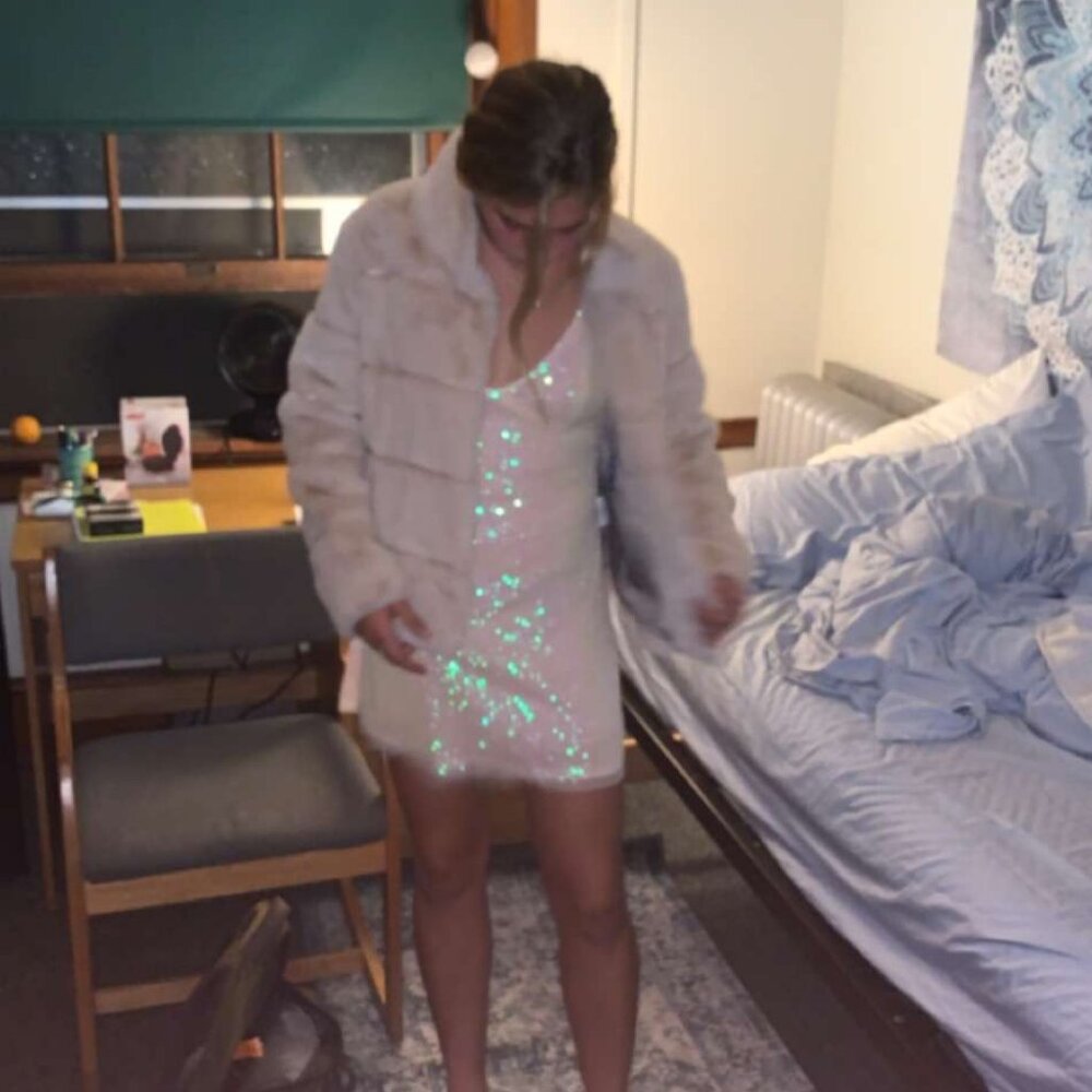 SOIA&KYO Faux Fur Coat SIZE MEDIUM